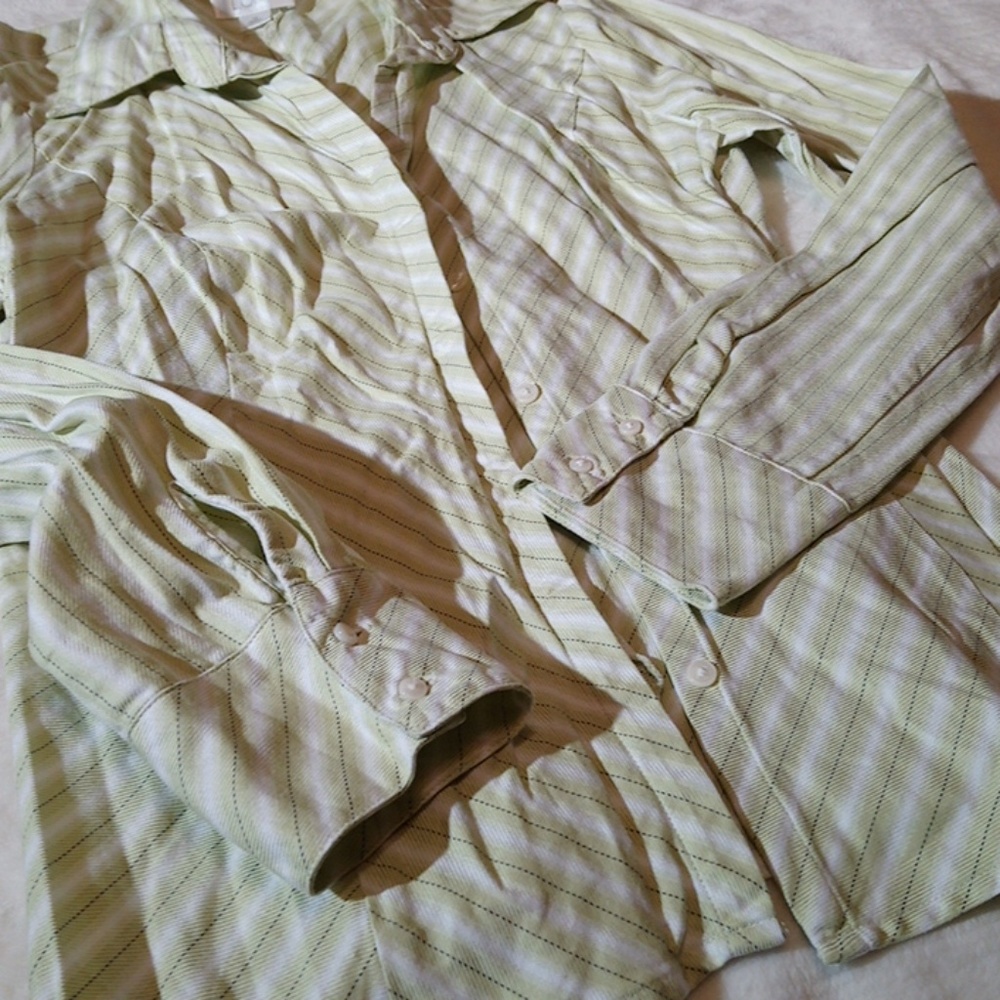 Ann Taylor Button Down - image 4